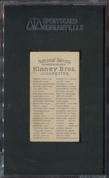 N225 Kinney Bros National Dances Matelot (male) SGC80 EX