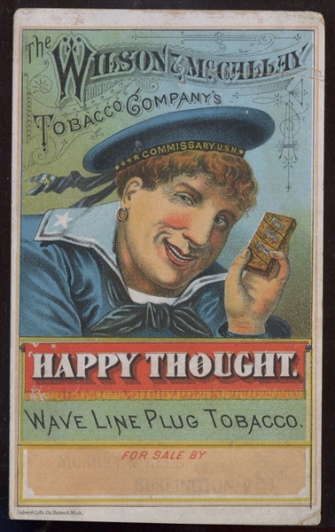 Lot of (6) 1880's Tobaco Trade Cards