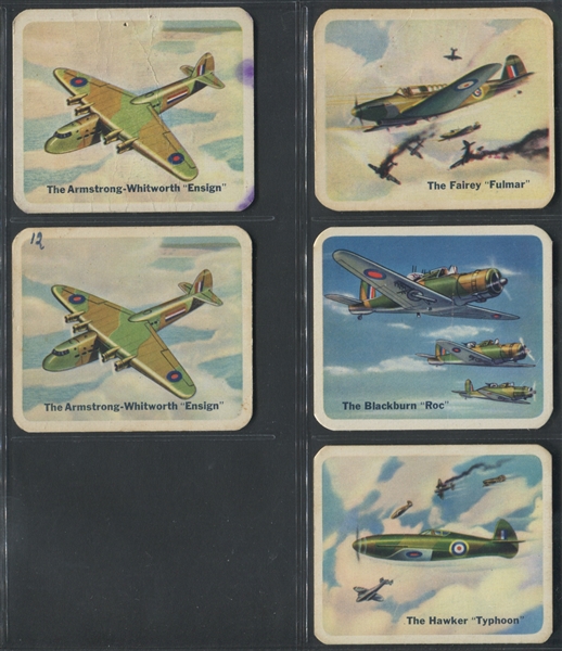 V407 Cracker Jack UN Battle Planes Series of 50 Lot of (32) Cards