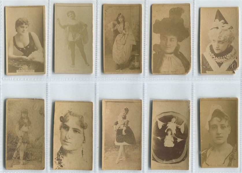 N245 Sweet Caporal Actresses Lot of (146) Cards