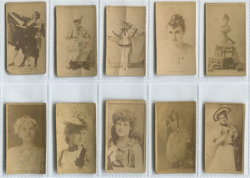 N245 Sweet Caporal Actresses Lot of (146) Cards