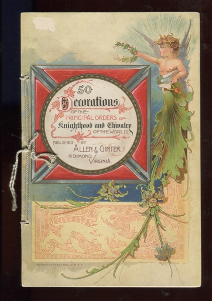 A6 Allen & Ginter's Decorations from Different Nations with Original Mailing Wrap