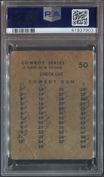 V290 Hamilton Gum Wild West Lot of (23) Cards with PSA-Graded