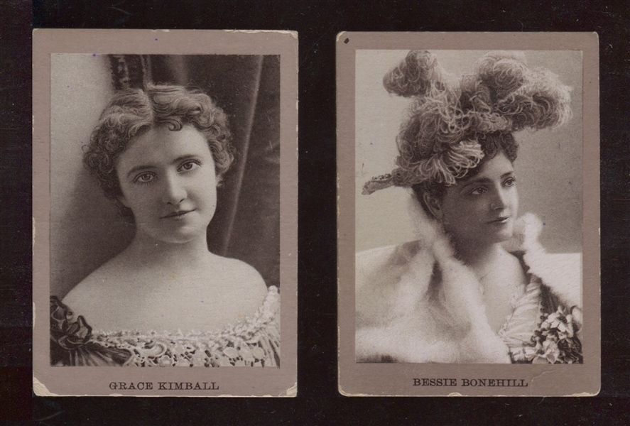 N541 U.S. Tobacco Company Actresses Lot of (2) Cards