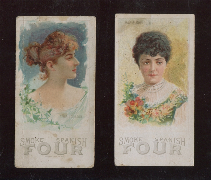 N532F Spanish Four Tobacco Actresses Lot of (2) Cards
