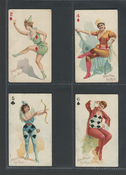 N457 Moore & Calvi Playing Cards - Cullingworth Overprint Lot of (6) Cards