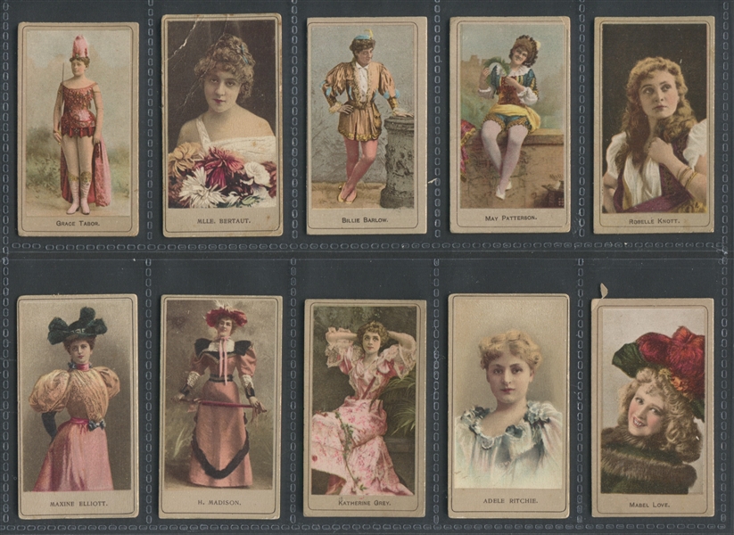 N212 Kinney Actresses Thin Border Line Lot of (15) Cards