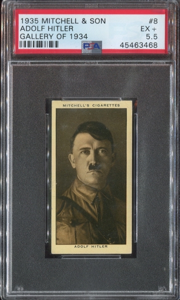 1935 Mitchell & Son Gallery of 1934 #8 Adolf Hitler PSA5.5 EX+