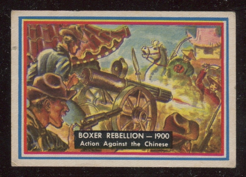 1953 Topps Fighting Marines #74 Boxer Rebellion - KEY CARD TO SET