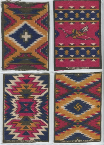 B13 Miniature Indian Blankets Tobacco Flannels Lot of (12) Different