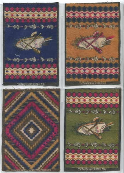 B13 Miniature Indian Blankets Tobacco Flannels Lot of (12) Different