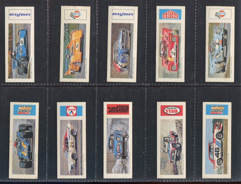 1973 Nabisco/Sugar Daddy Speedway Race Cars Complete Set of (25)