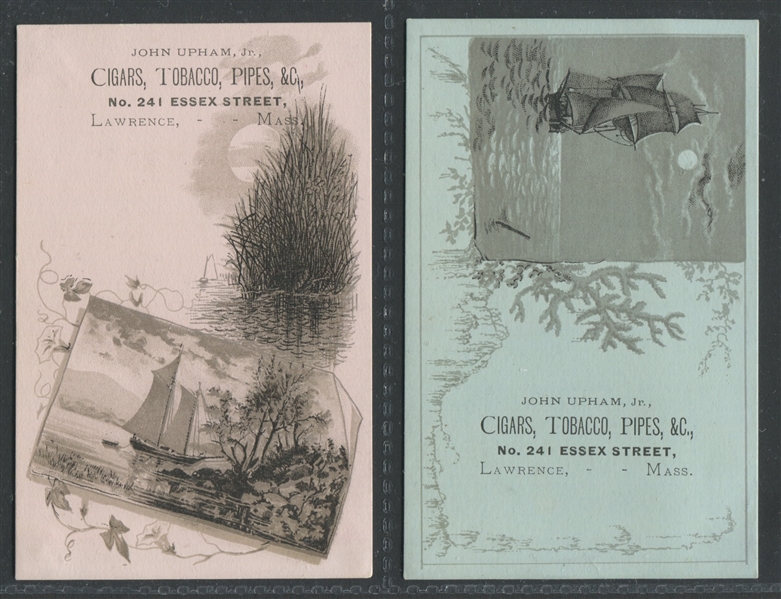 John Upham Cigar Trade Cards Lot of (4) Cards