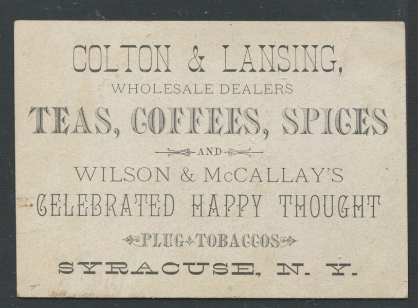 Wilson & McCallay's Tobacco Lot of (3) Advertising Pieces