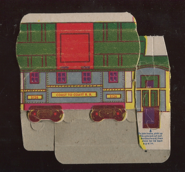 R-UNC Lefferts Train Car Candy Box - Caboose