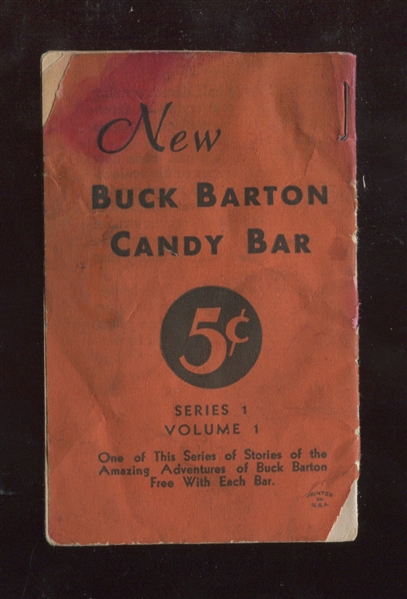 R-UNC Buck Barton Candy Bar Book - Series 1, Volume 1
