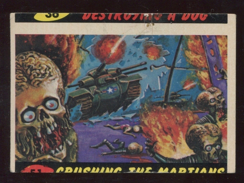 1962 Topps Mars Attacks #51 Miscut Card