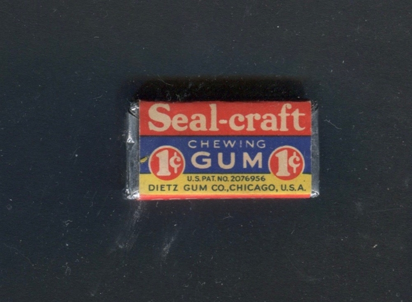 R123 Dietz Gum SealCraft Chewing Gum Unopened One Cent Pack