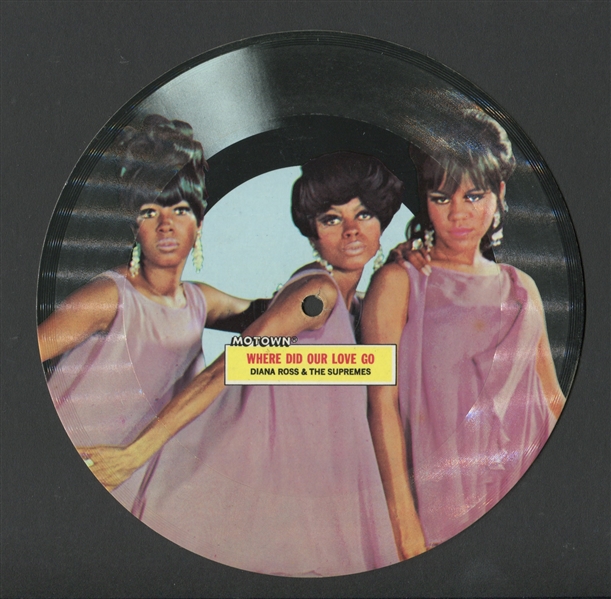 1968 Topps Fabulous Rock Records - Motown Pair of Records