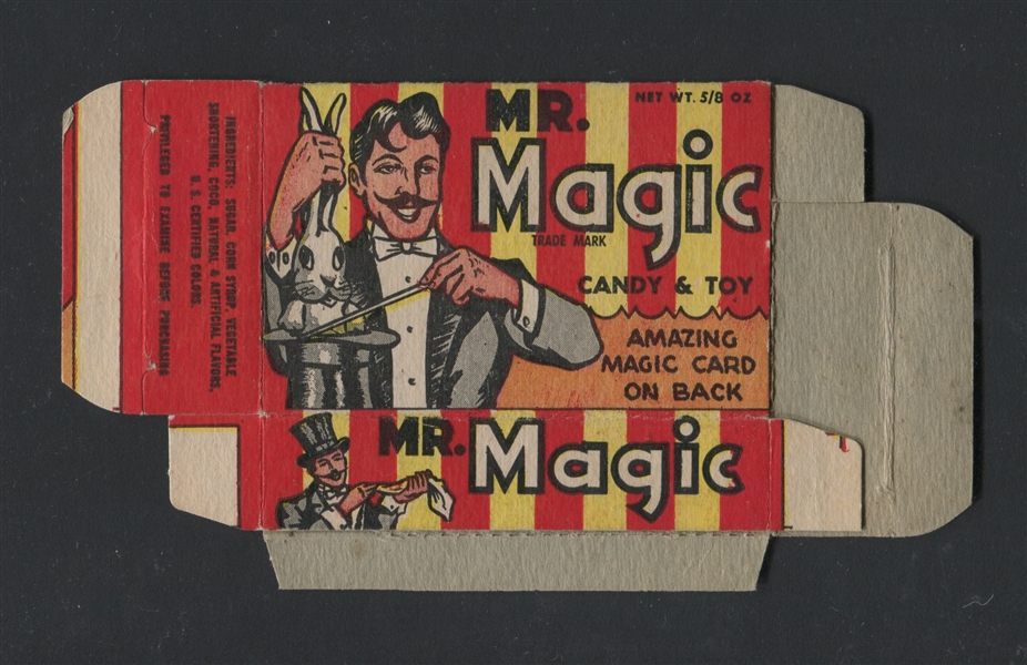 R722-4 Novel Package Mr. Magic Complete Unfolded Box