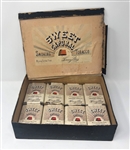 Fantastic 1920s Sweet Caporal Box with (8) Full Packages with Outer Case