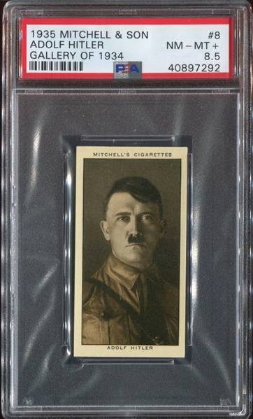 1935 Mitchell & Son Gallery of 1934 #8 Adolf Hitler PSA8.5 NM-MT+