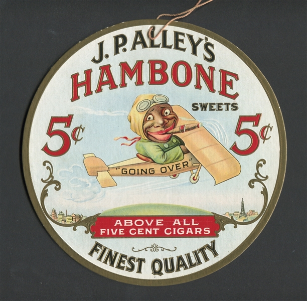 1910's Hambone Sweets Cigars Store Advertising Hangar Piece