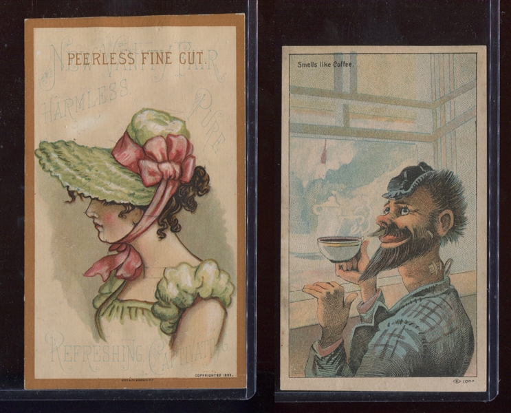 Better Tobacco Advertising Trade Cards lot of (8) Cards