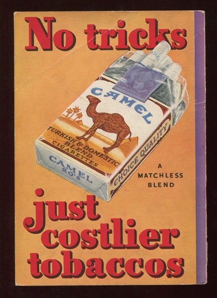 1930 Reynolds Tobacco Camel Cigarettes Magician's Cigarette Tricks Booklet