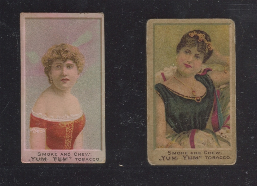 N488 August Beck Yum Yum Actresses Lot of (2) Cards