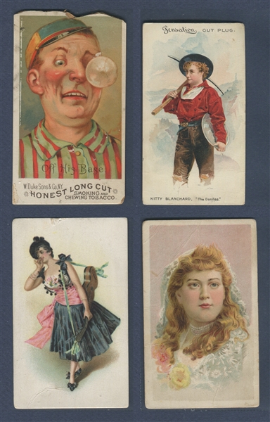 Mixed Lot of (8) Different 1880's N Cards 
