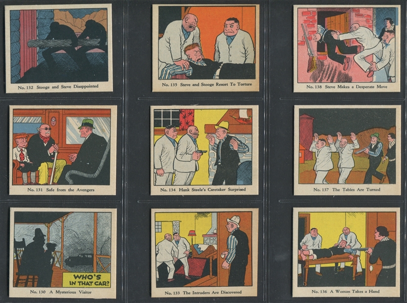 R41 Walter Johnson Candy Dick Tracy High Number Complete Set of (24) Cards