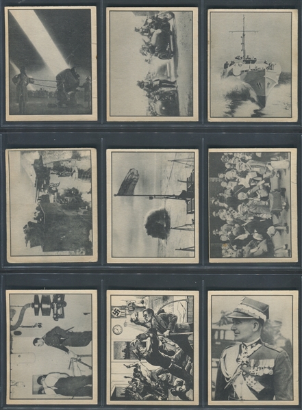 R165 War News Pictures Lot of (31) Cards