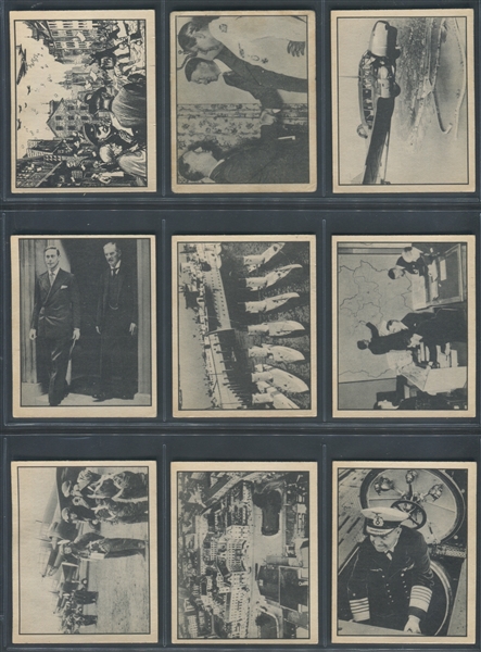 R165 War News Pictures Lot of (31) Cards