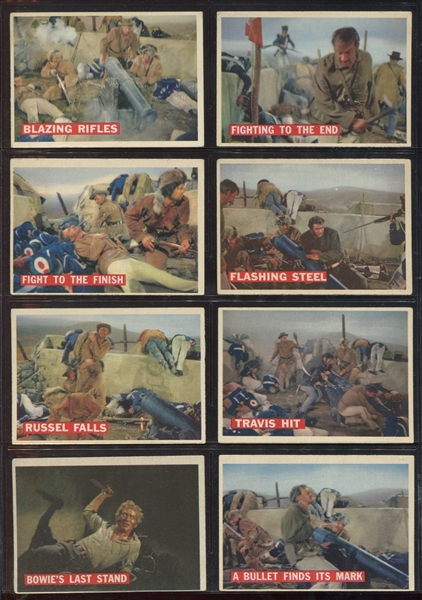 1956 Topps Davy Crockett Complete Orange-Backed Set of (80) Cards