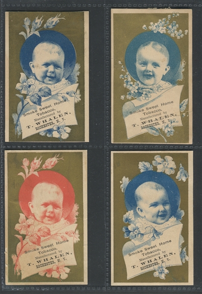 T.Whalen Tobacco Trade Cards Lot of (6) Cards