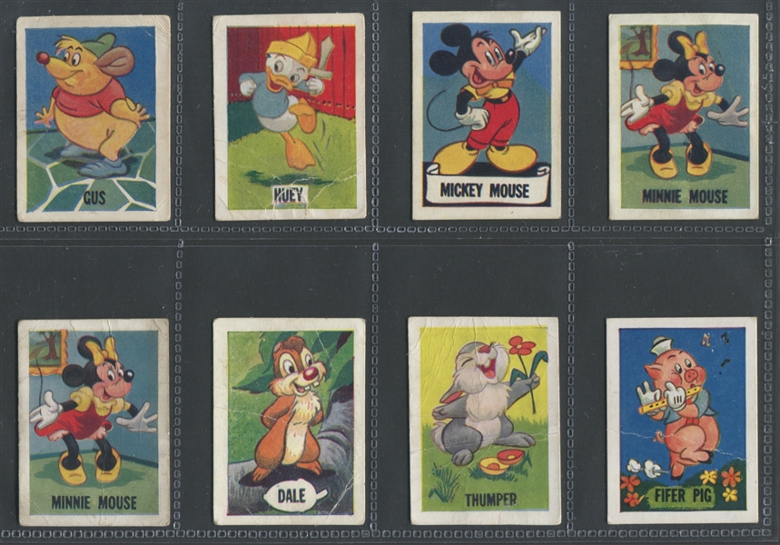 1956 Barratt Confectioners Mickey's Sweets Lot of (20) Cards