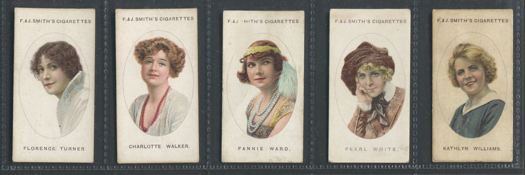 1920 F & J Smith's Cinema Stars Complete Set of (25) Cards