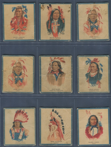 V254 Papoose Gum Indians Lot of (52) Cards