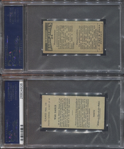 Mixed Lot of (4) Canadian Type Cards All Graded PSA5 EX
