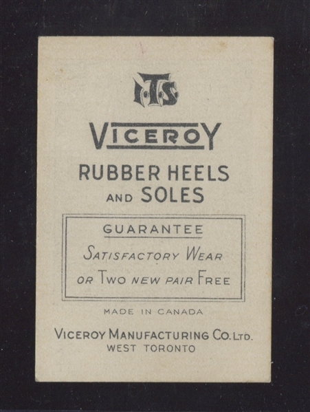 1932 Viceroy ITS Rubber Jimmy Frise Comic Card TOUGH TYPE