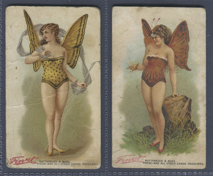 N282 Buchner Butterflies & Bugs Lot of (2) different cards