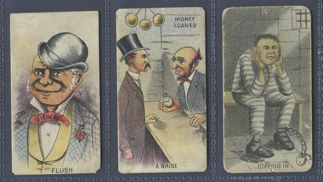 N324 S.F. Hess & Co. Terms of Poker Illustrated Lot of (3) different cards