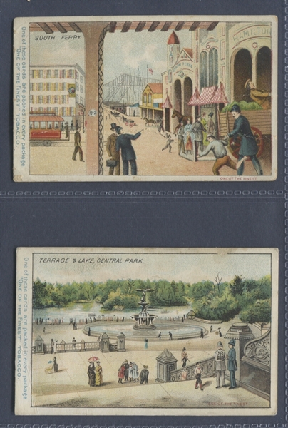 N287 Buchner New York City Scenes Lot of (5) different cards