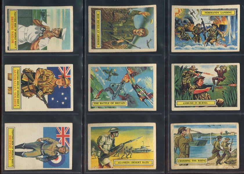 1966 A.B. & C. (England) Battle Complete Set of (73) Cards