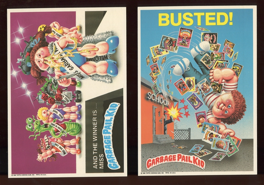 1986 Topps Garbage Pail Kids Oversized Stickers - Series II Complete Set of (15) Cards