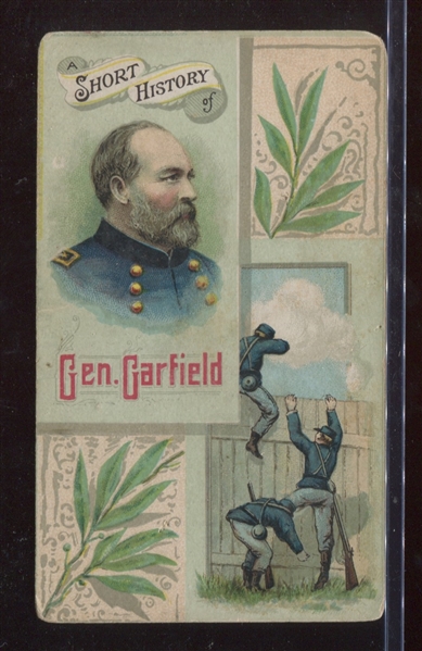 N114 Duke Tobacco Histories of Generals - General Garfield