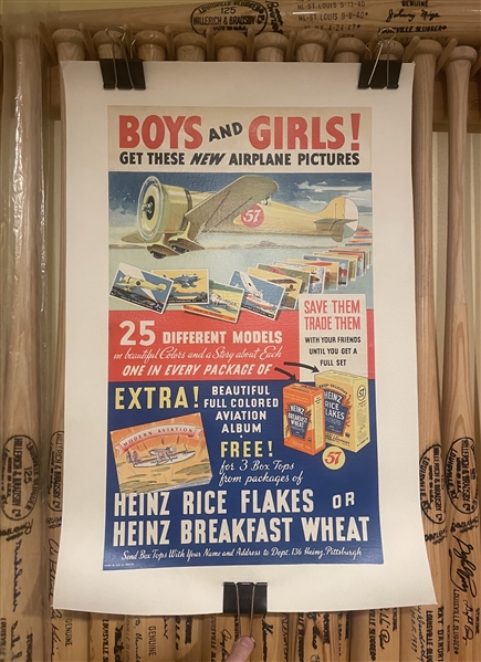 Phenomenal Heinz Rice Flakes Advertising Poster