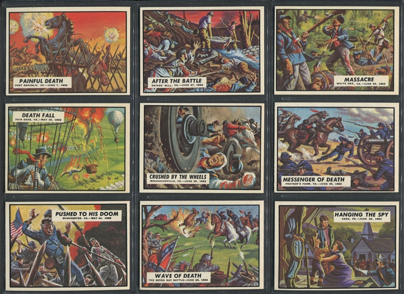 1962 Topps Civil War News Complete High Grade Set of (88) Cards