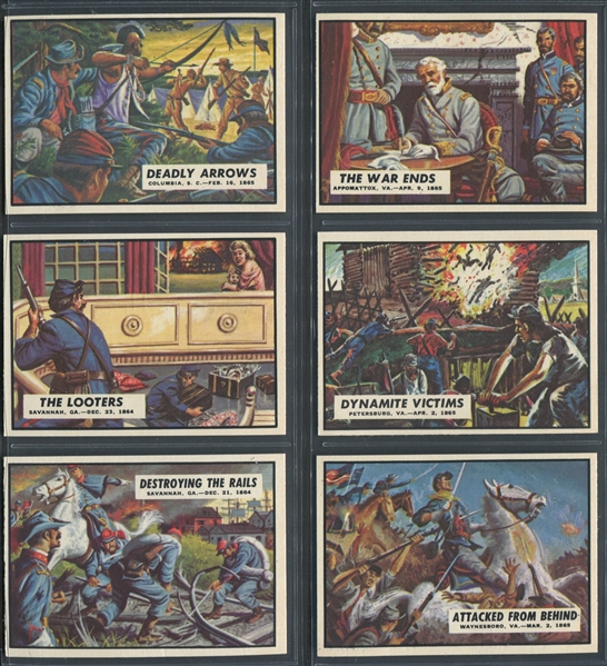 1962 Topps Civil War News Complete High Grade Set of (88) Cards